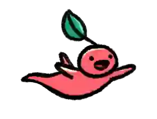 Red berry floating animation